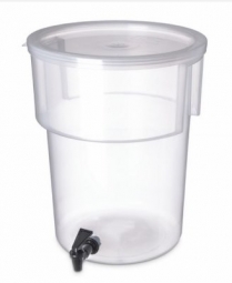 Round, Clear 5 Gallon Dispenser